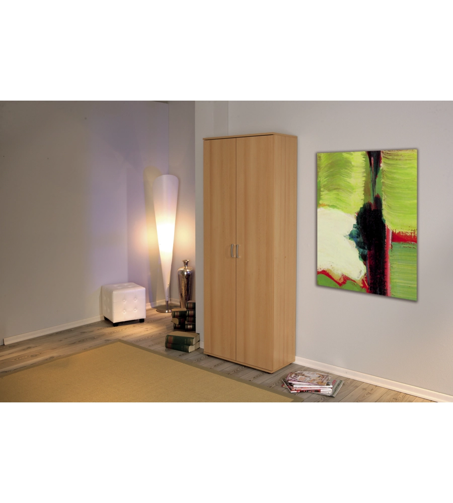 ARMADIO 2 ANTE FAGGIO, 70x34x189H CM