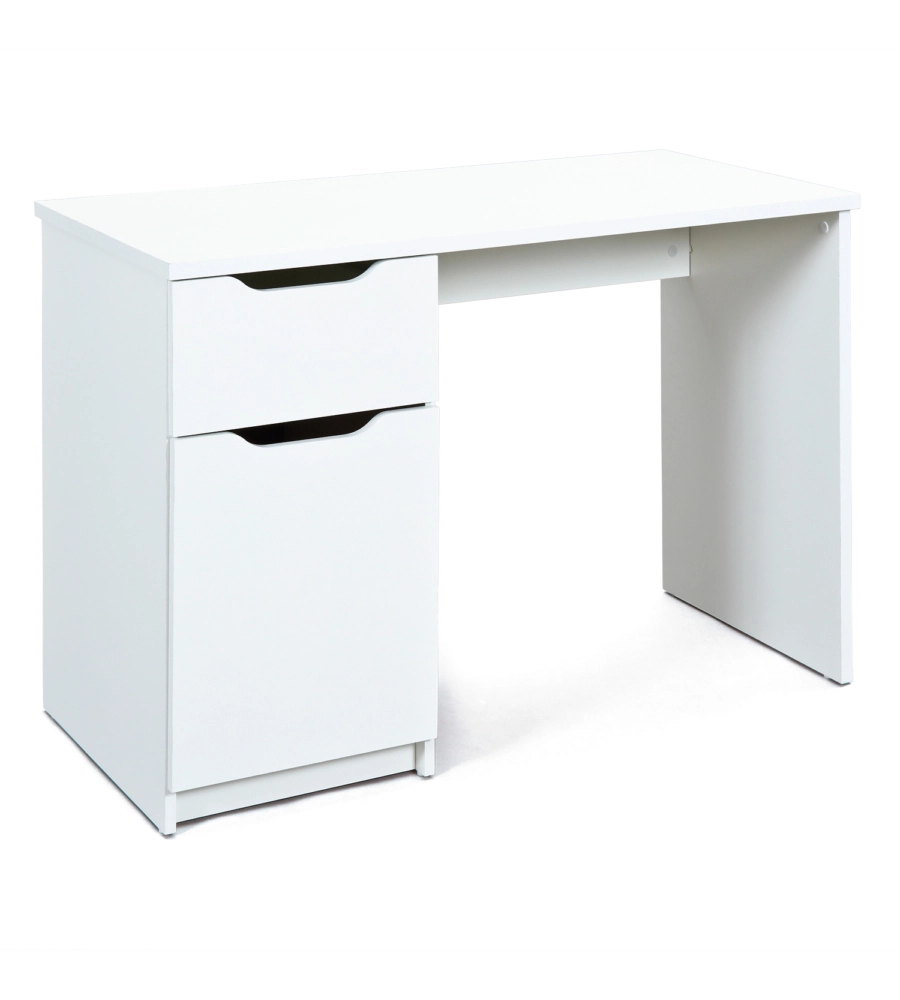 SCRIVANIA CON 1 ANTA E 1 CASSETTO, 115X55X76 CM