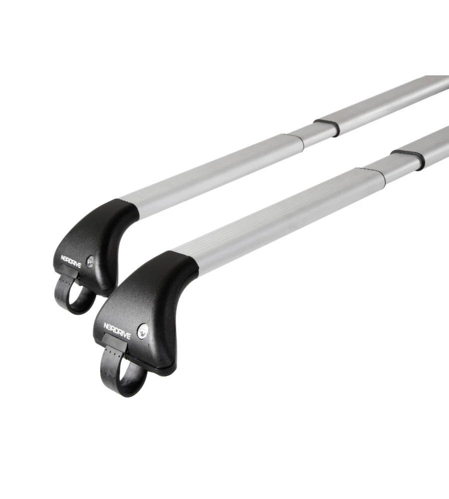 COPPIA BARRE PORTATUTTO SNAP-FIT ALU TELESCOPICHE IN ALLUMINIO - MIS. 2 - 100÷136 CM  N15013