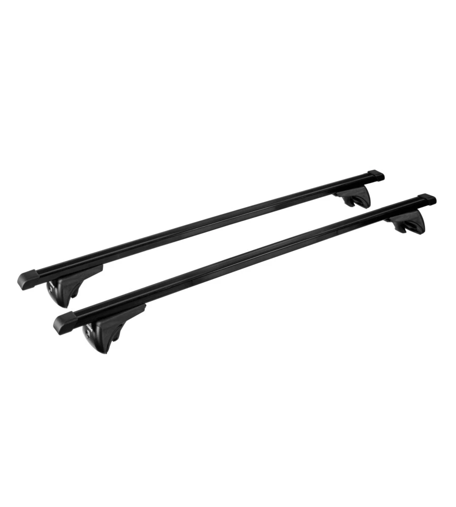 COPPIA BARRE PORTATUTTO IN ACCIAIO IN-RAIL STEEL - S - 108 CM  N15049