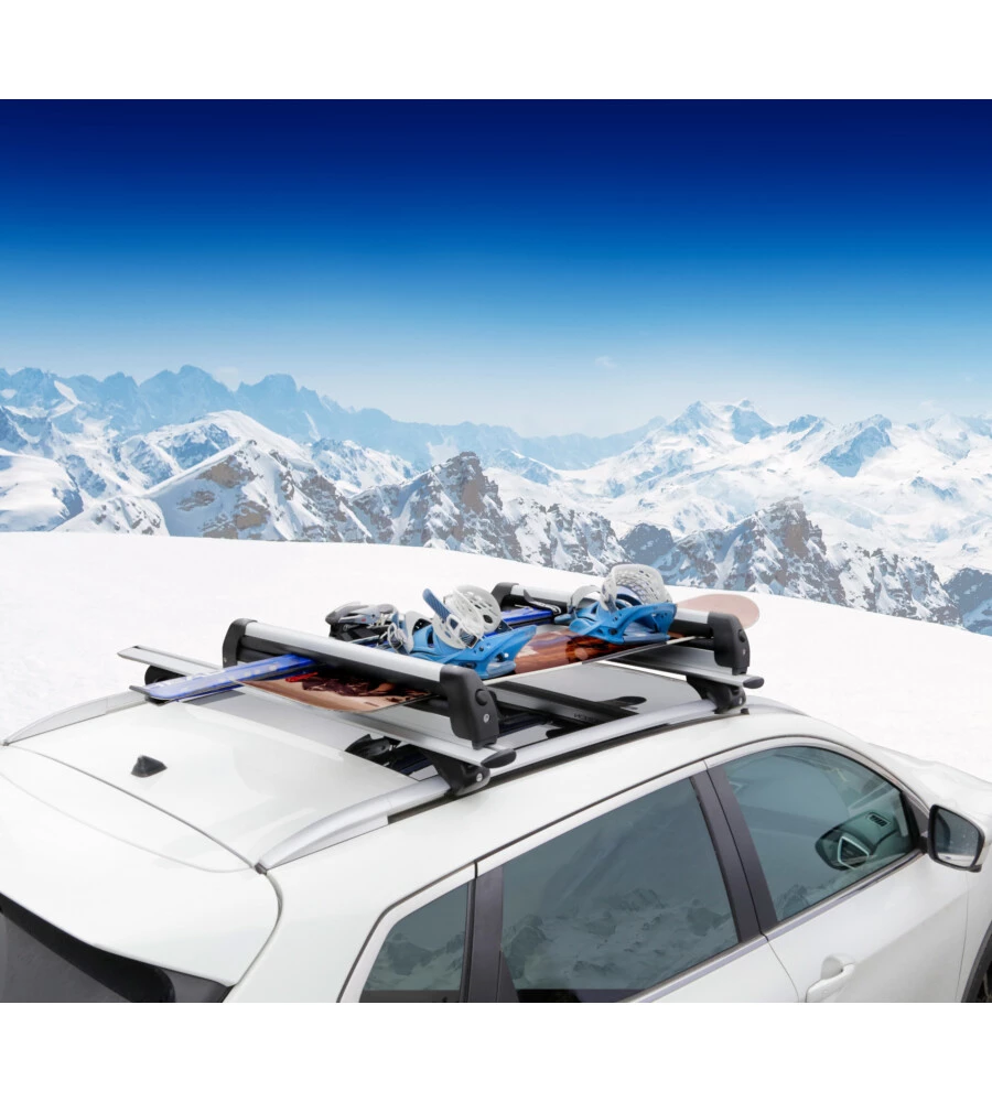 COPPIA PORTASCI PRO-SLIDER EVO ALUMINIUM PS-60  N40000 - NORDRIVE