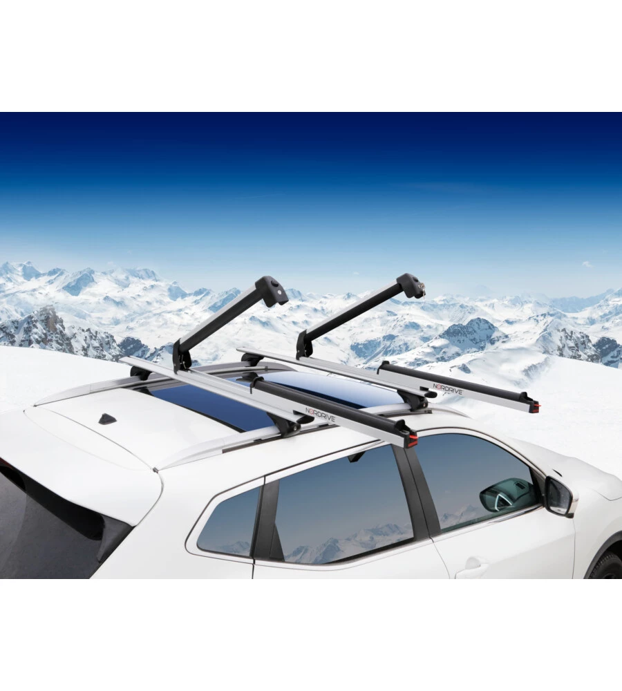 COPPIA PORTASCI PRO-SLIDER EVO ALUMINIUM PS-60  N40000 - NORDRIVE