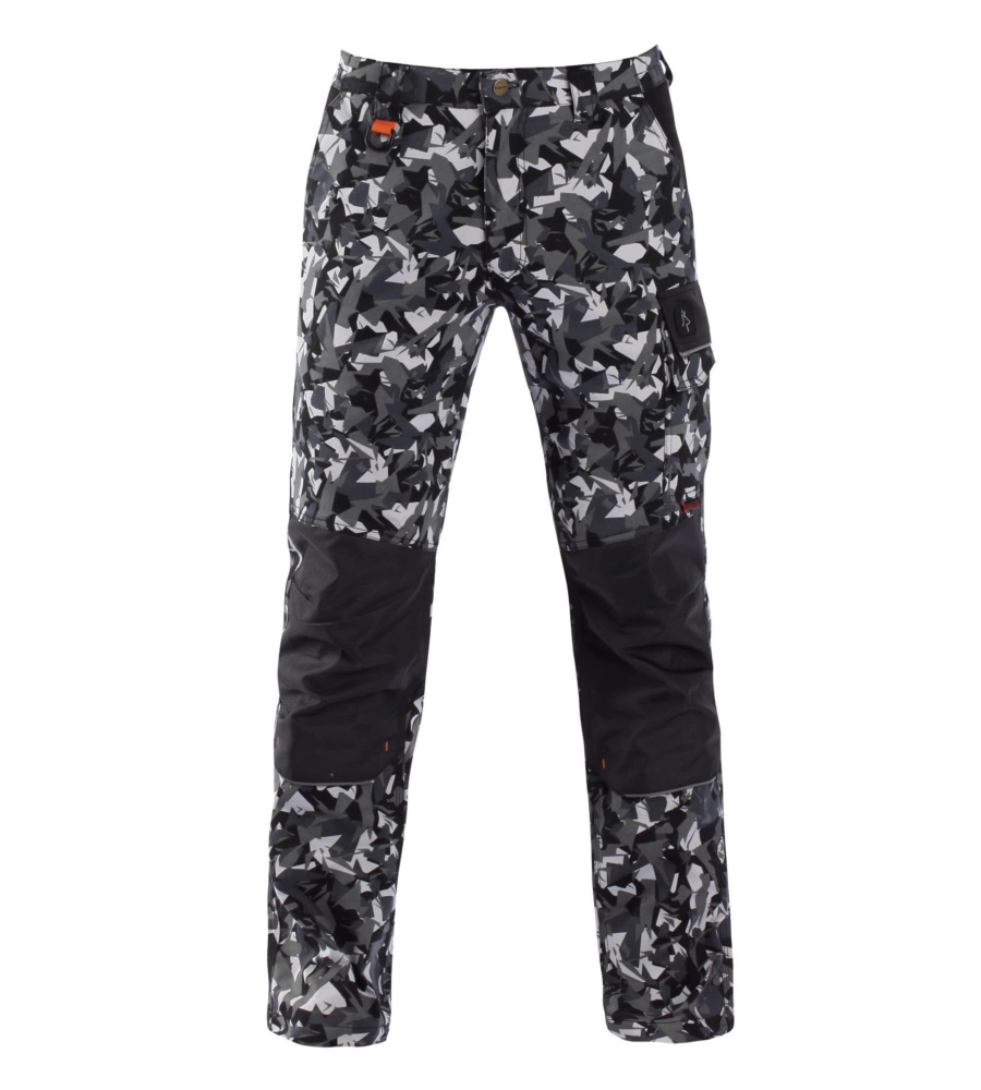 KAPRIOL PANTALONE DA LAVORO "TENERE PRO"  CAMOUFLAGE GRIGIO, TG S