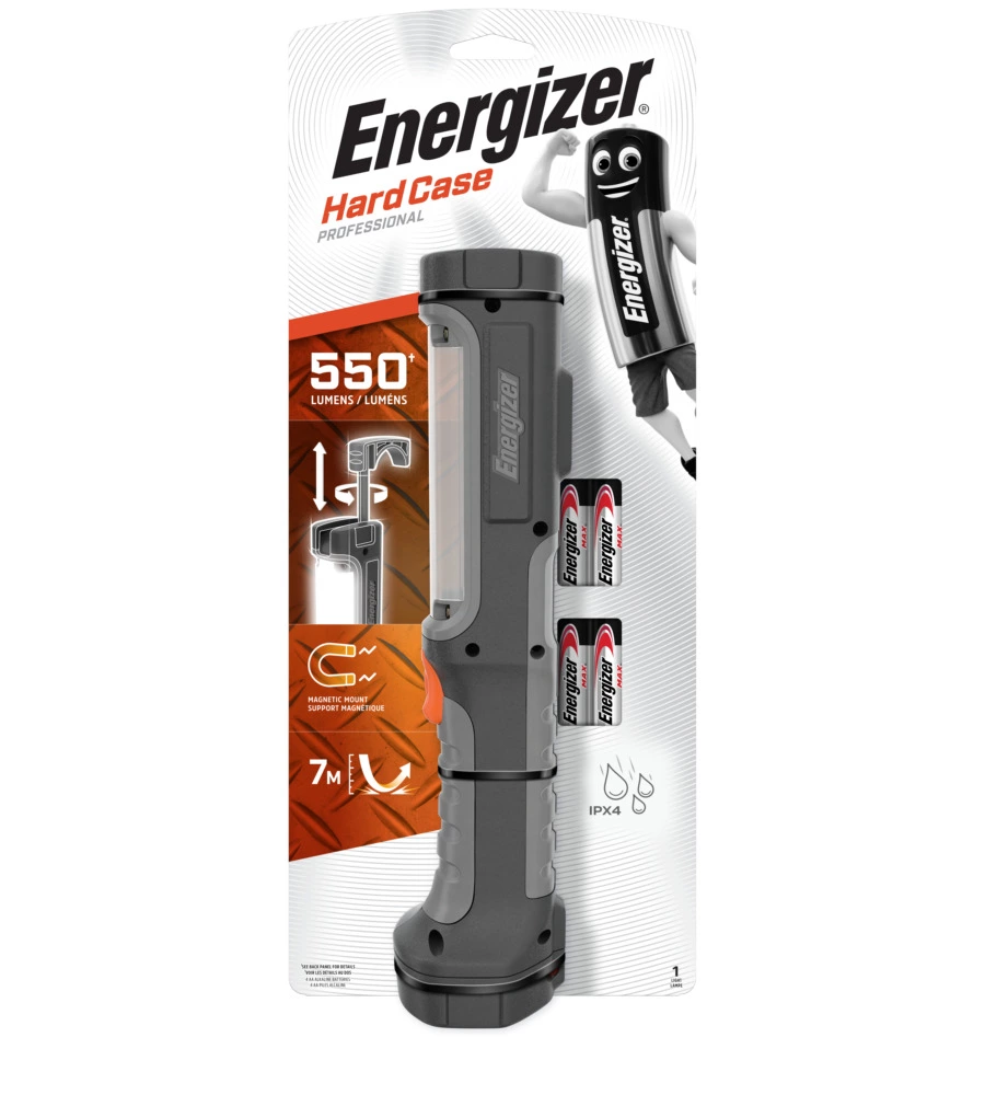 ENERGIZER HARD CASE PRO WORK LIGHT 550 LM + 4AAA