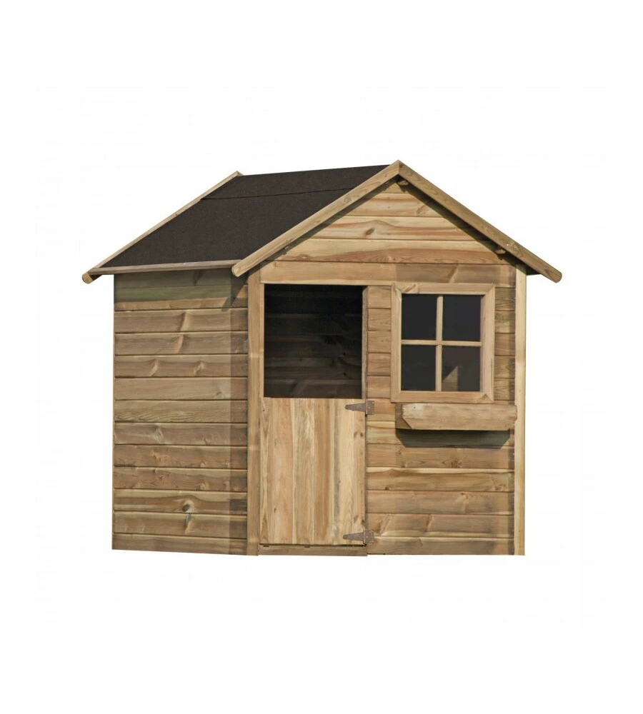 CASETTA DA GIARDINO PER BAMBINI IN LEGNO DOMUS "MATEUSZ" 126X112X158 CM