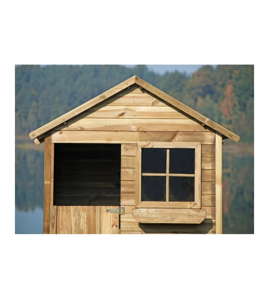 CASETTA DA GIARDINO PER BAMBINI IN LEGNO DOMUS "MATEUSZ" 126X112X158 CM