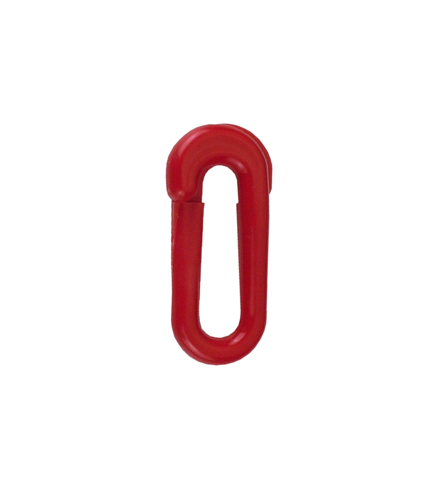 FALSA MAGLIA Ø 6 MM. IN PLASTICA ROSSA 4 PZ.