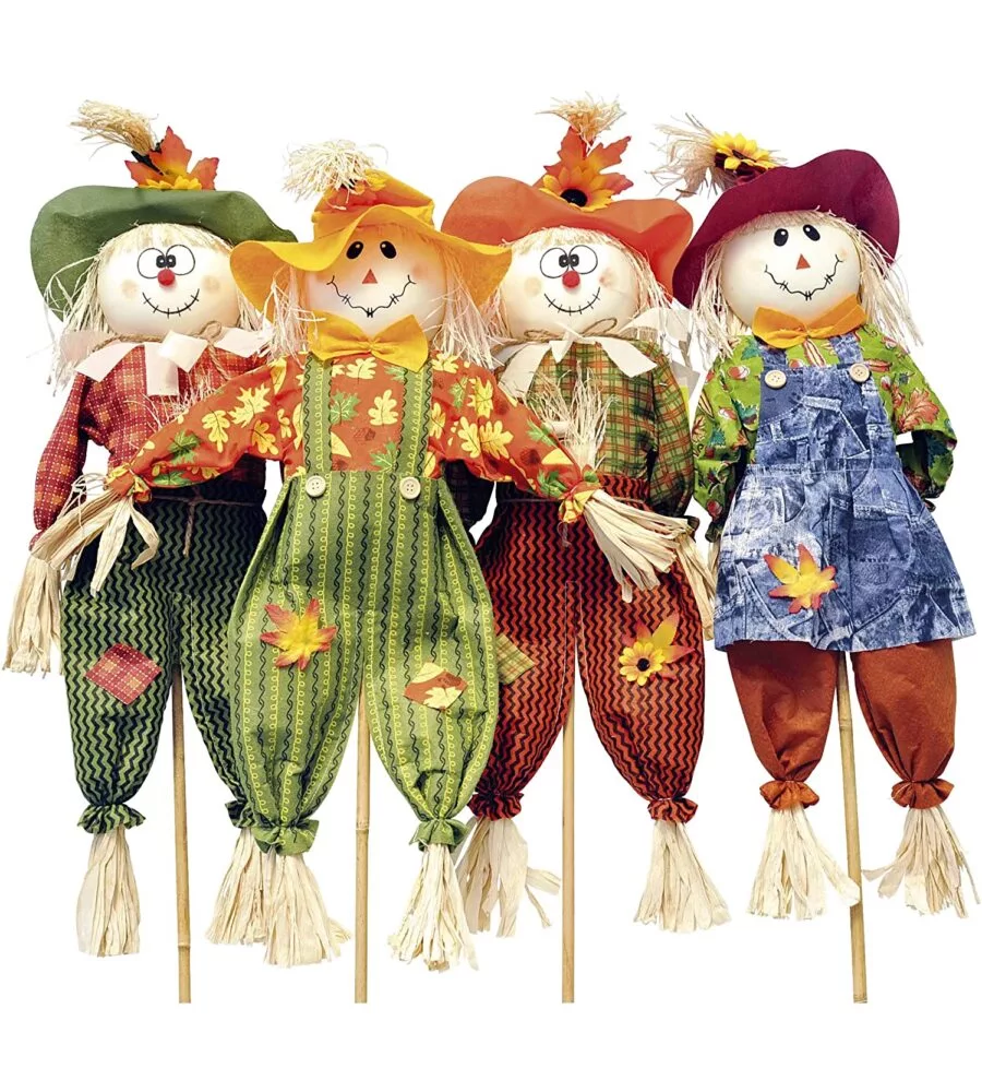 SPAVENTAPASSERI TRADIZIONALE FIGURE MISTE COLORI ASSORTITI - 1 PEZZO