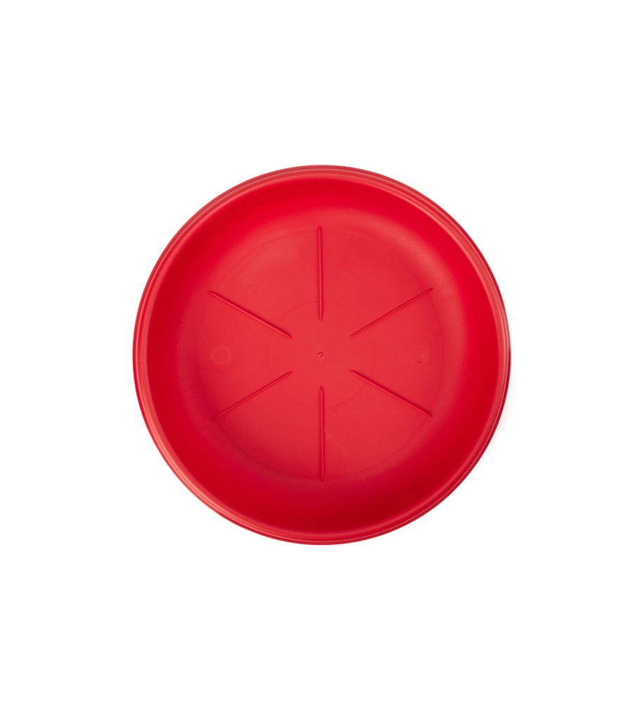 SOTTOVASO ROTONDO D. 26 ROSSO CORALLO