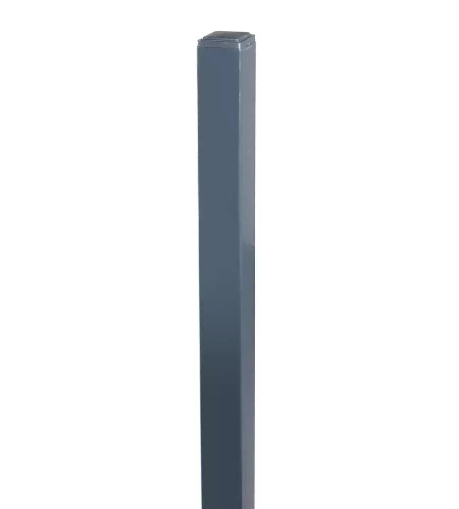 PALO IN METALLO VERNICIATO GRIGIO 40X40X125 CM