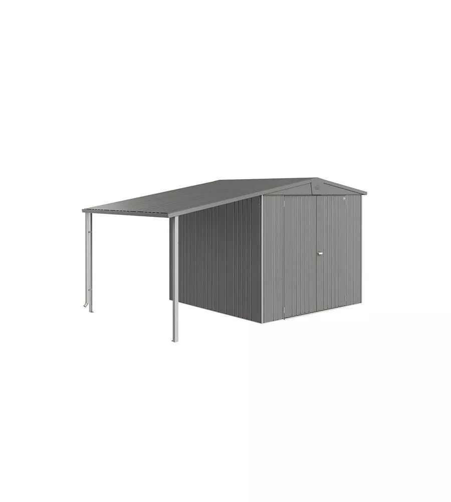 TETTOIA PER CASETTA EUROPA MISURE 4 - 5 ARGENTO METALLIZZATO - BIOHORT. 42029