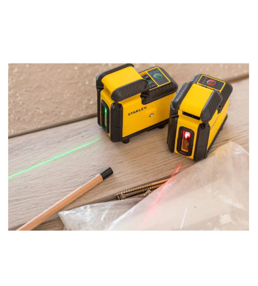 LIVELLA LASER 360 STANLEY CON RAGGIO ROSSO