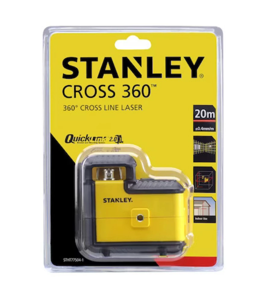 LIVELLA LASER 360 STANLEY CON RAGGIO ROSSO