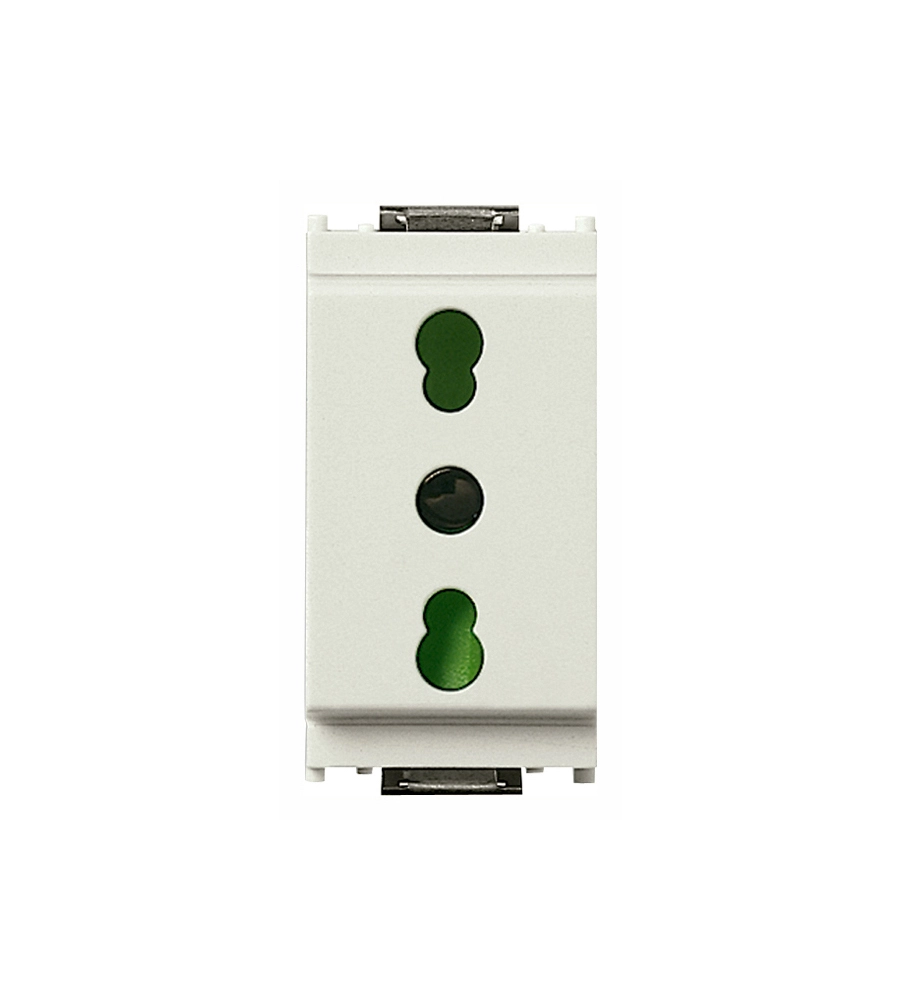 PRESA 2P+T 16A P17/11 BIANCO