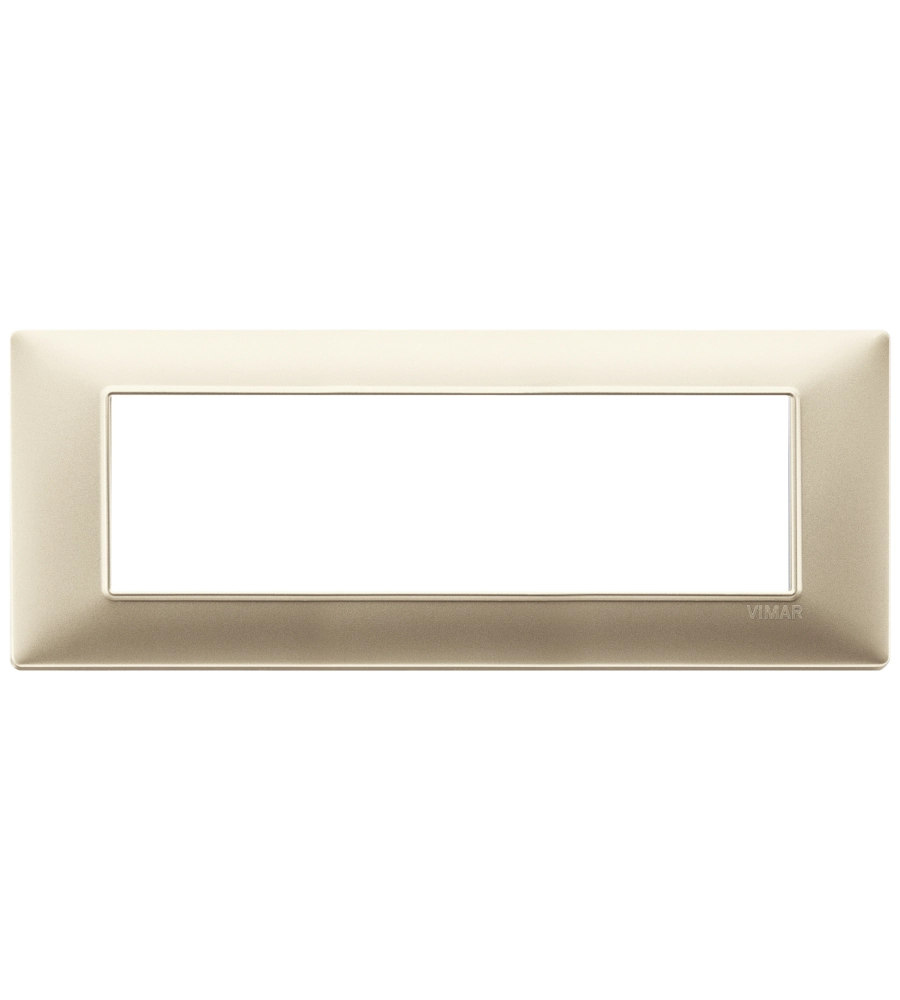 PLACCA 7M CHAMPAGNE OPACO - VIMAR