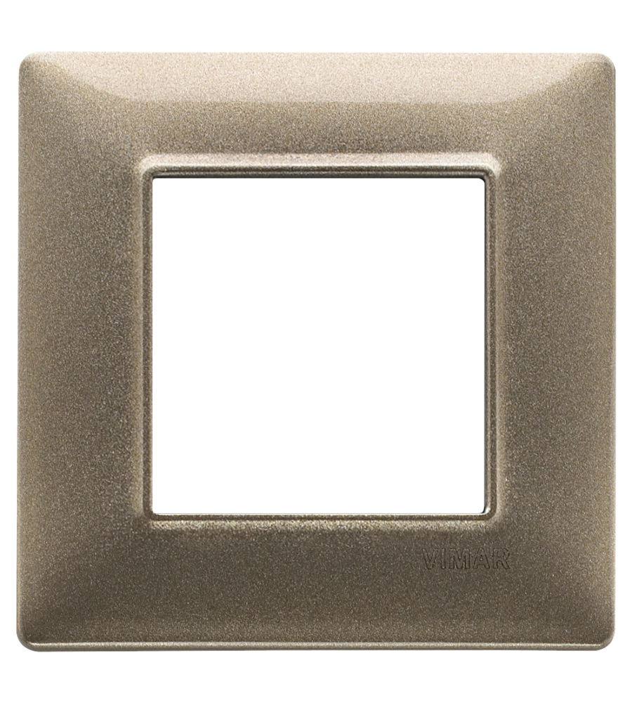 PLACCA 2M BRONZO METALLIZZATO - VIMAR
