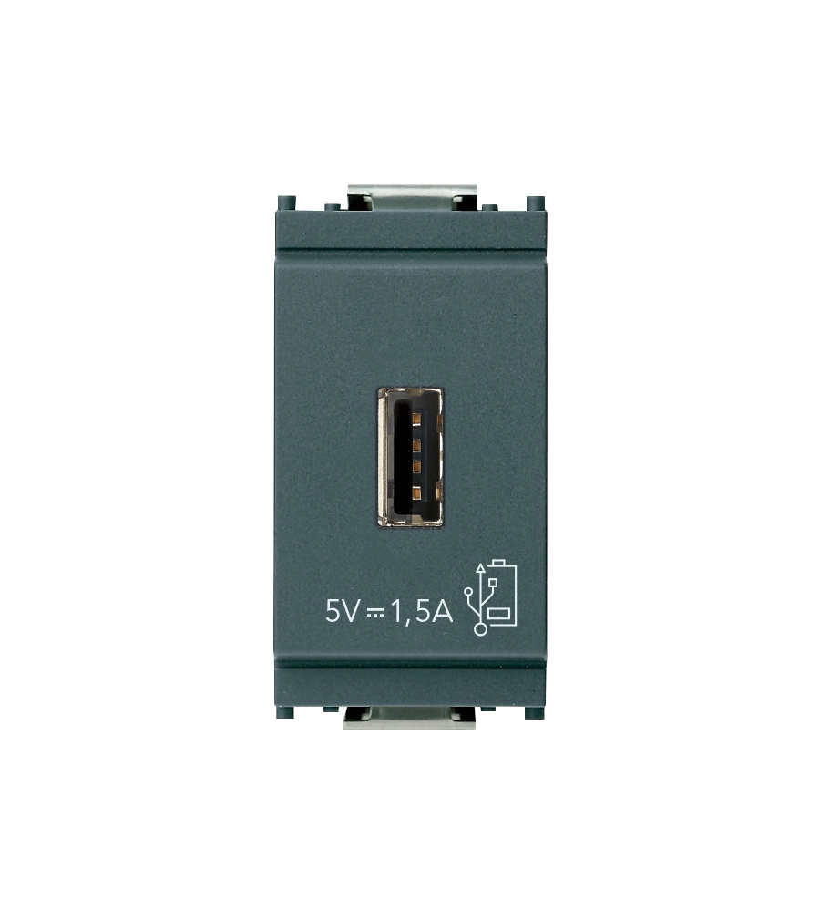 UNITÀ ALIMENTAZIONE USB 1M 5V1,5A GRIGIO