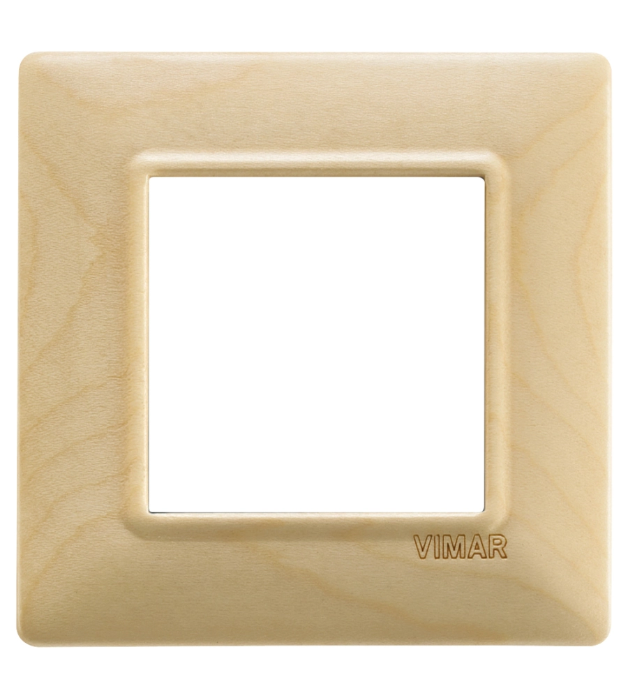 PLACCA 2M ACERO - VIMAR
