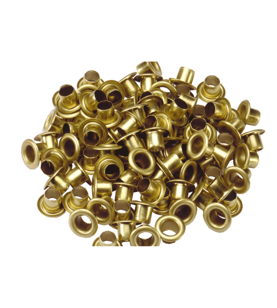OCCHIELLI OTTONE Ø 5,5 MM. 100 PZ.