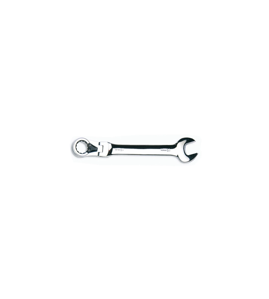 CHIAVE COMBINATA CON SNODO A CRICCHETTO REVERSIBILE - 17 MM.
