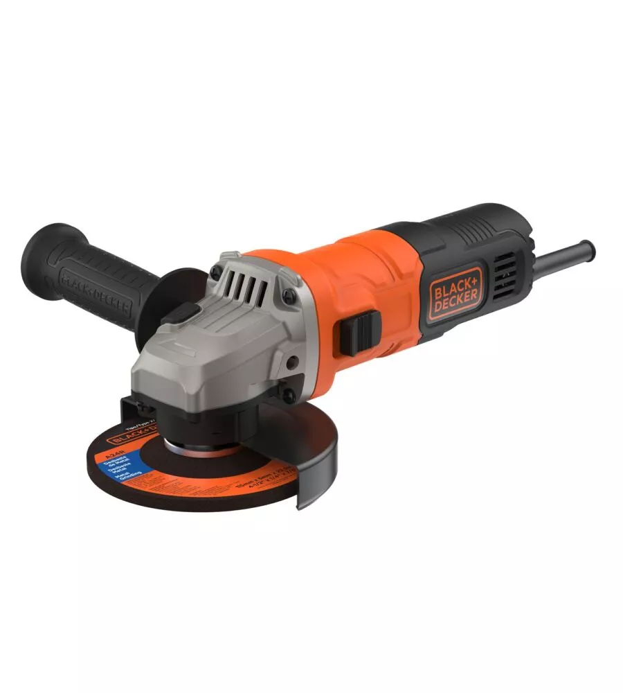 SMERIGLIATRICE ANGOLARE ELETTRICA BLACK+DECKER "BEG010-QS" DISCO 115 MM 710 W