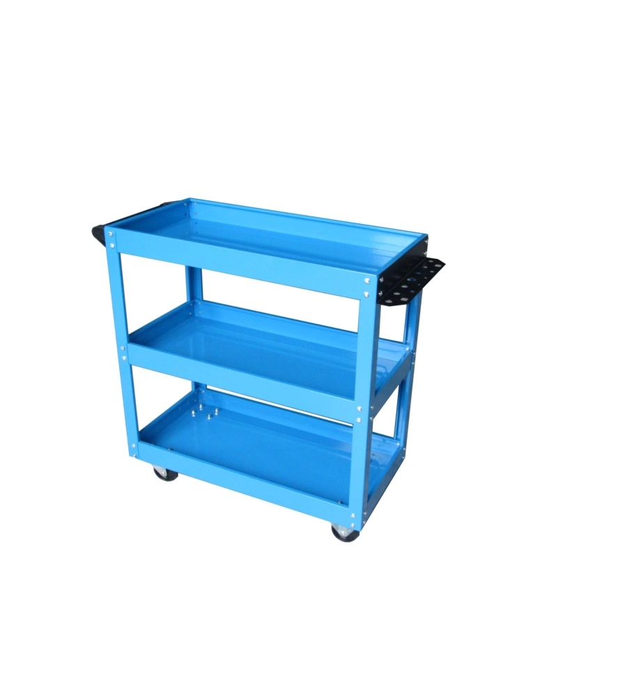 CARRELLO PORTA ATTREZZI EASY SYSTEM 3 RIPIANI BLU, 70,5X35,3X66,8 CM