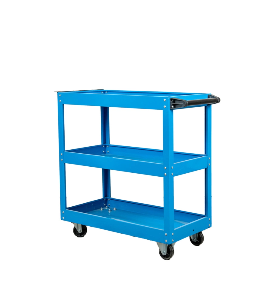 CARRELLO PORTA ATTREZZI EASY SYSTEM 3 RIPIANI BLU, 70,5X35,3X66,8 CM