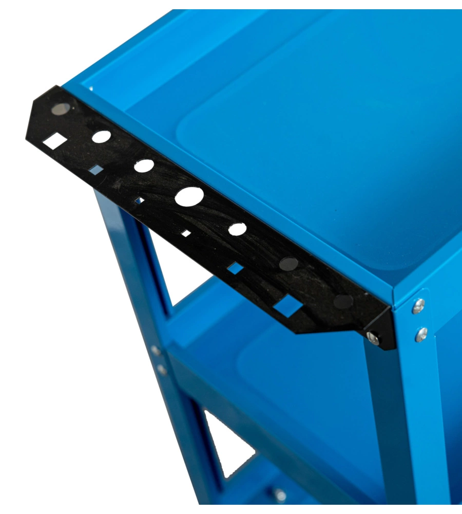CARRELLO PORTA ATTREZZI EASY SYSTEM 3 RIPIANI BLU, 70,5X35,3X66,8 CM