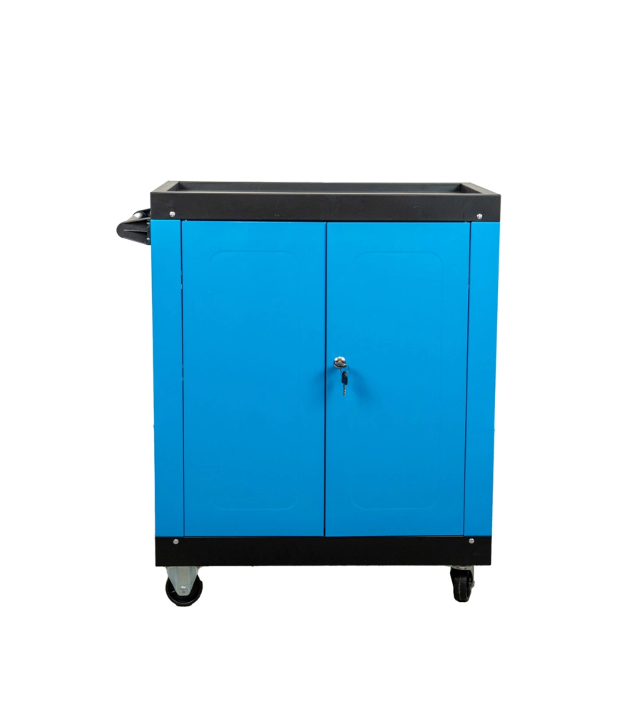 CASSETTIERA PORTA ATTREZZI EASY SYSTEM 3 RIPIANI CON RUOTE E MANIGLIA, 65X38X72 CM