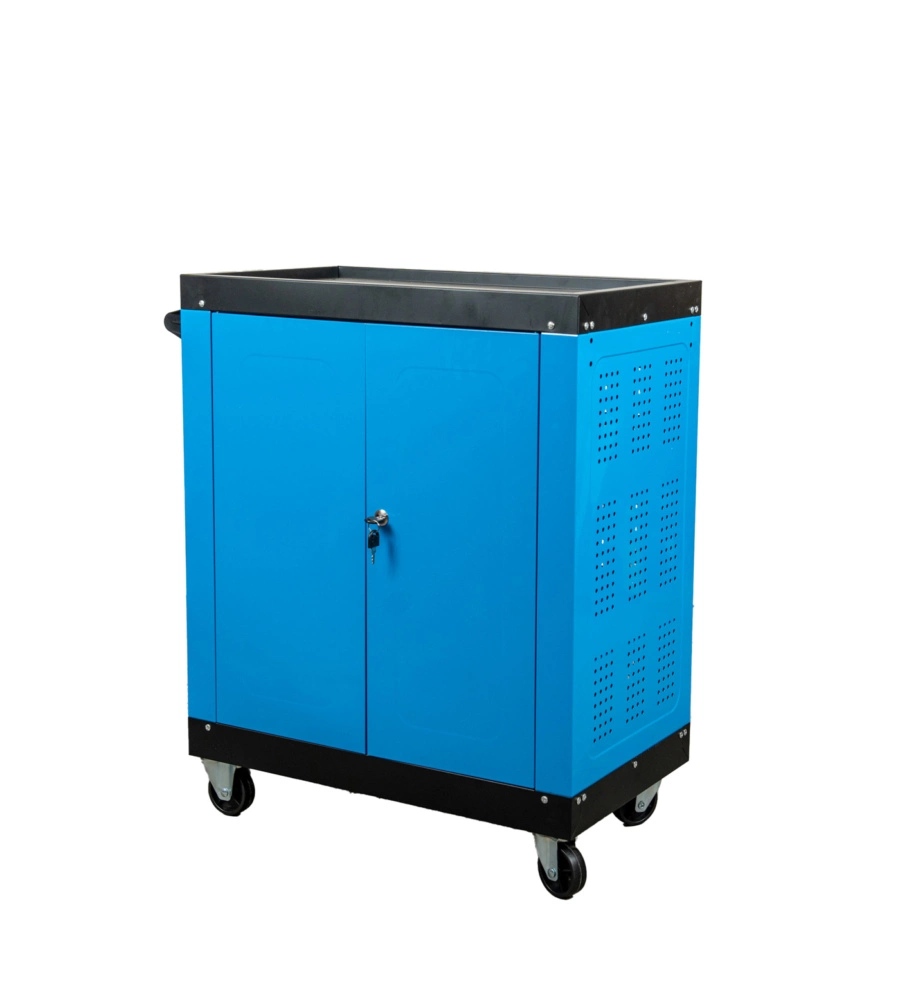 CASSETTIERA PORTA ATTREZZI EASY SYSTEM 3 RIPIANI CON RUOTE E MANIGLIA, 65X38X72 CM