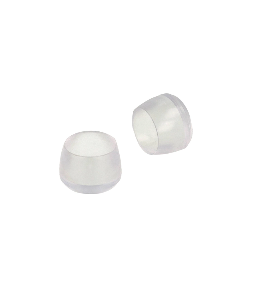PUNTALI TONDI PVC TRASPARENTE Ø 16 MM. - 8 PZ.