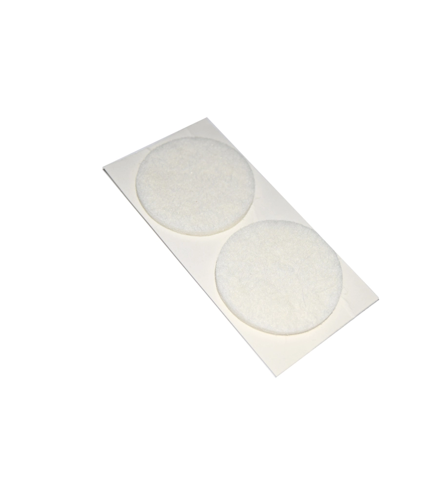 FELTRINI ADESIVI TONDI Ø 40 MM. - BIANCO - 2 PZ.