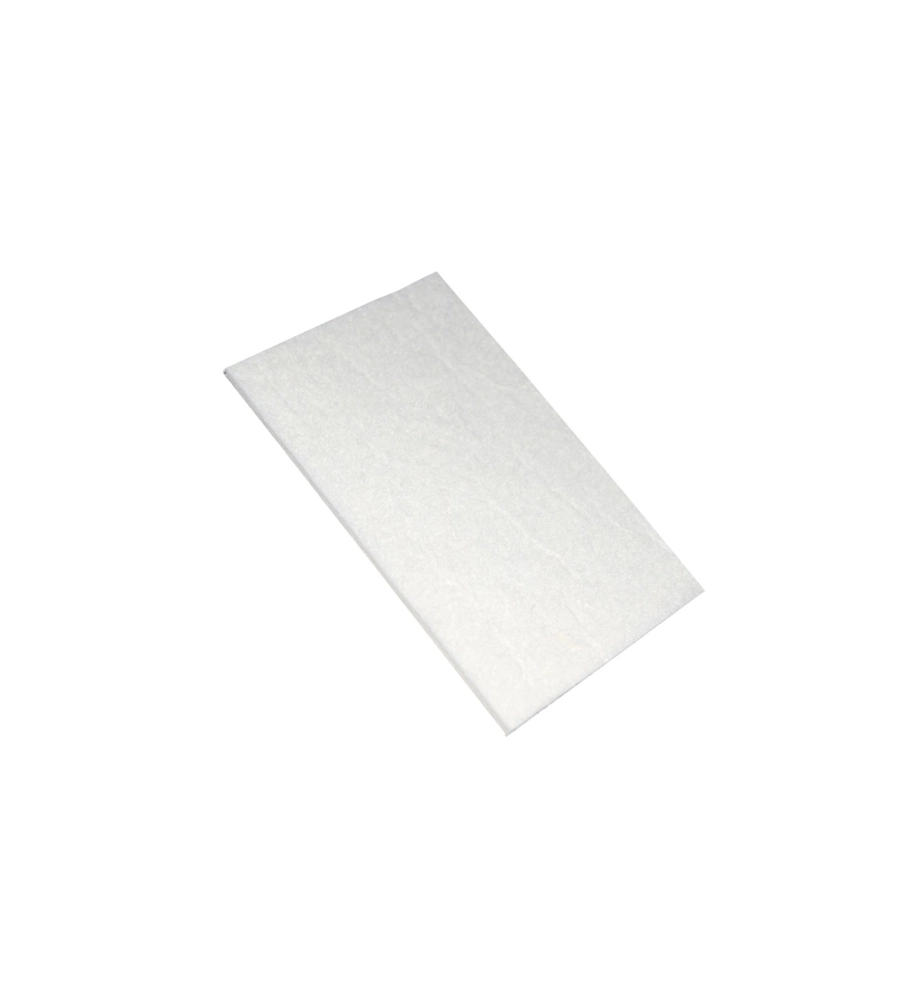 FELTRINO ADESIVO RETTANGOLARE 50 X 100 MM. - BIANCO - 1 PZ.