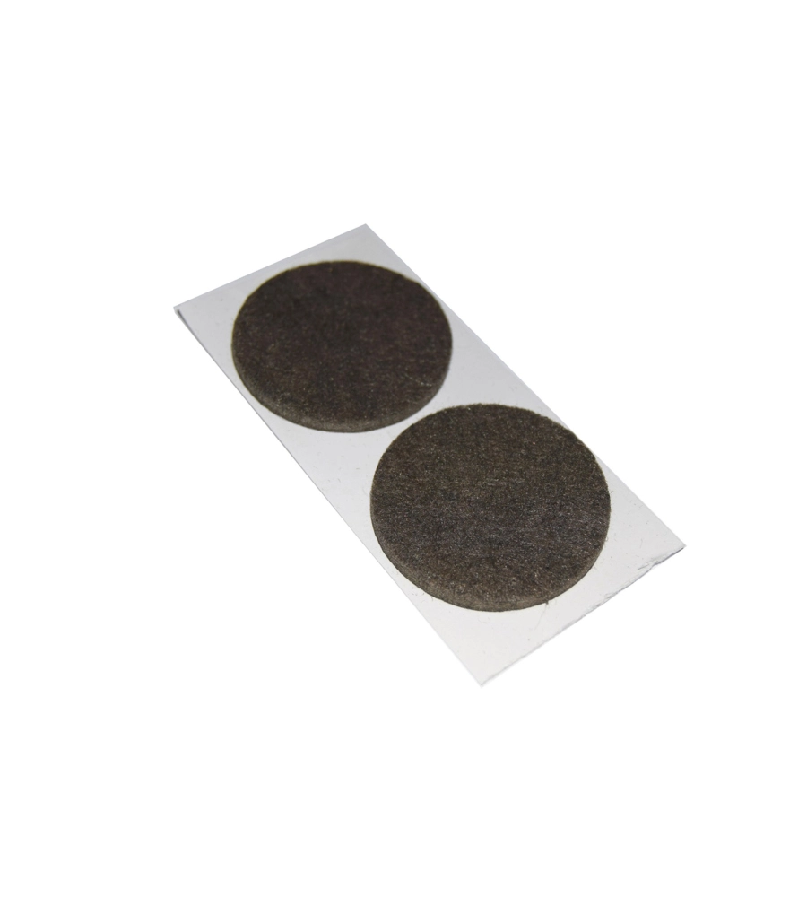 FELTRINI ADESIVI TONDI Ø 50 MM. - MARRONE - 2 PZ.