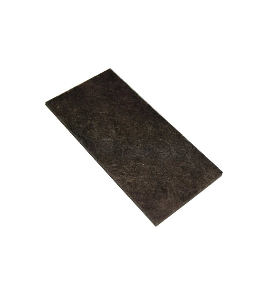 FELTRINO ADESIVO RETTANGOLARE 100 X 200 MM. - MARRONE - 1 PZ.