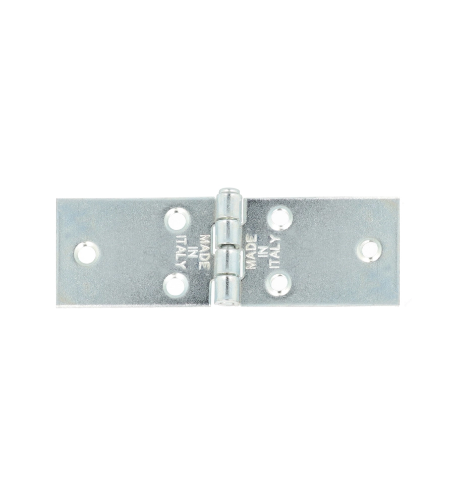 CERNIERE STRETTE AD ALA LUNGA IN FERRO ZINCATO 25 X 100 MM. 2 PZ.