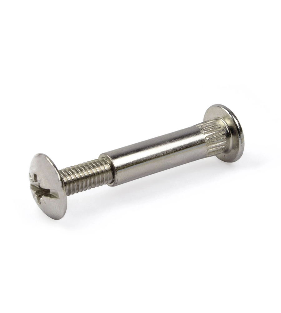 VITI DI COLLEGAMENTO IN FERRO NICHELATO 30 - 43 MM. 4 PZ.