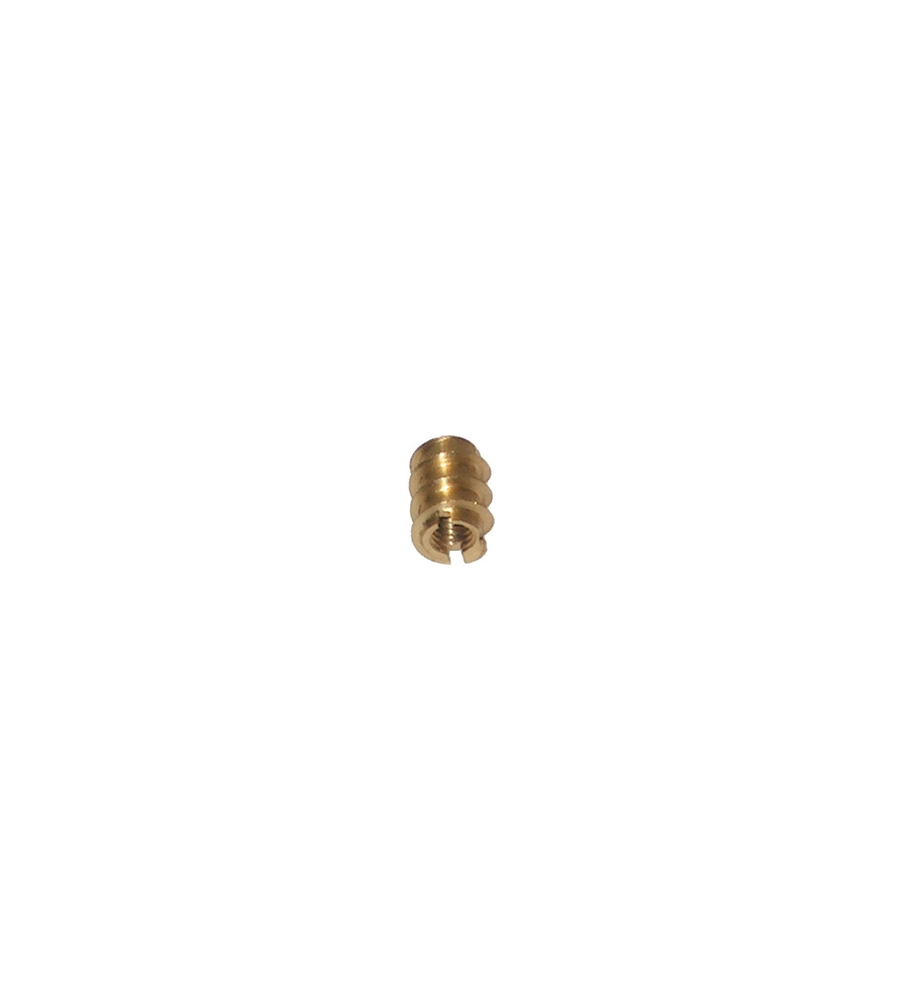 BUSSOLE CON TAGLIO PER GIRAVITE IN OTTONE LUCIDO M8 - 4 PZ.