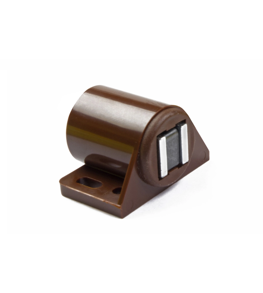 CHIUSURE MAGNETICHE MARRONI DA APPLICARE FORZA 6 KG. 2 PZ.