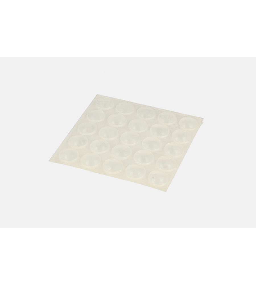 PARACOLPI ADESIVI TRASPARENTI - Ø 7 SPESSORE 1,5 MM. - 50 PZ.