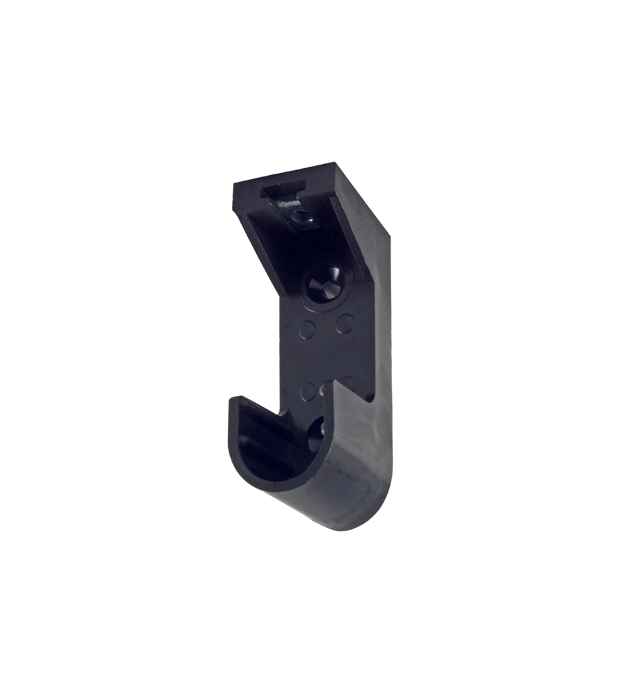 SUPPORTI LATERALI PER TUBO OVALE IN PLASTICA COLORE OTTONE 2 PZ.