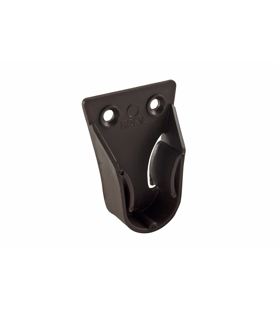 SUPPORTI LATERALI PER TUBO TONDO Ø 20 MM. IN PLASTICA MARRONE 2 PZ.