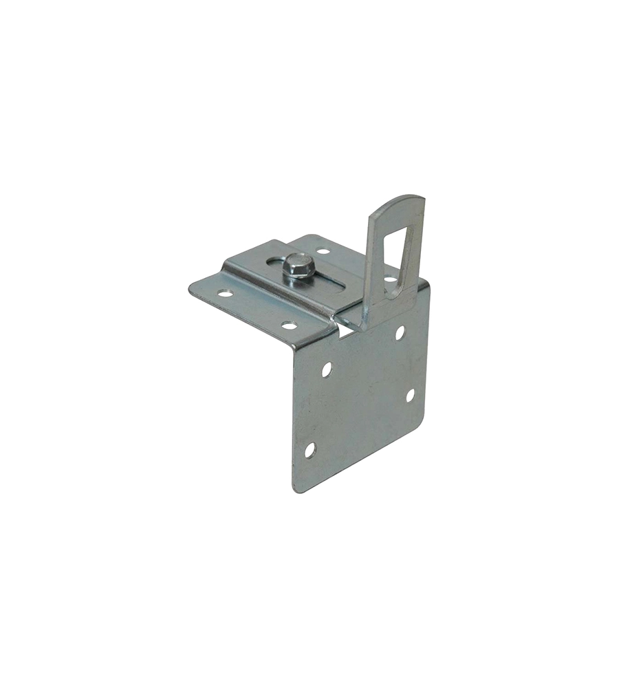 ATTACCAGLIA REGOLABILE PER FISSAGGIO PENSILI A MURO 45 X 45 MM.
