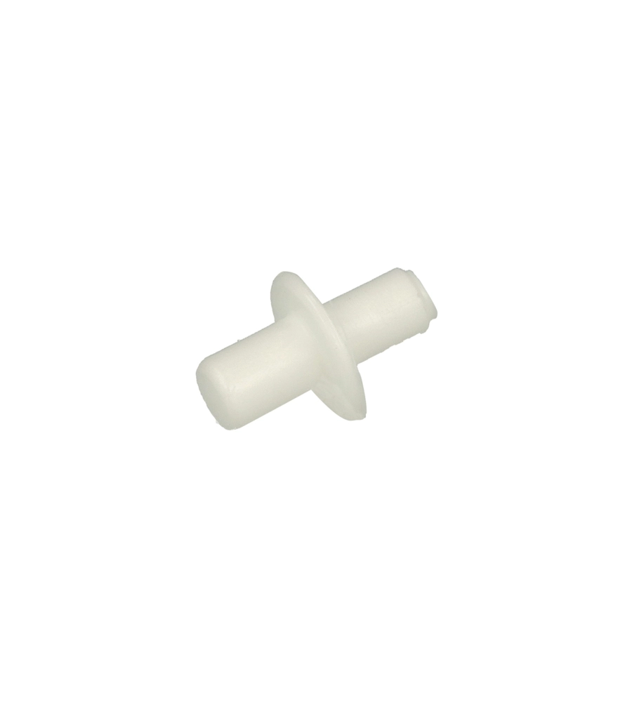 REGGIPIANI CON FLANGIA IN NYLON BIANCO Ø 5 - 6 MM. 16 PZ.