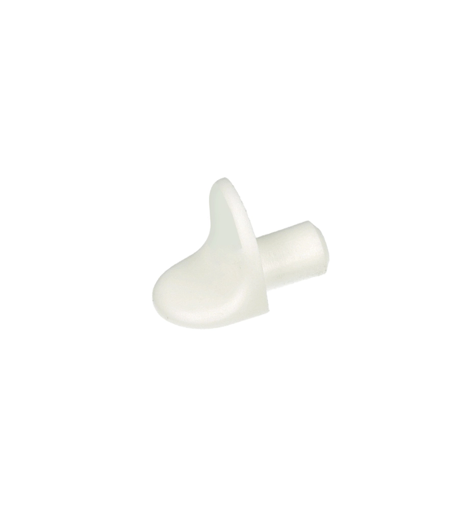 REGGIPIANI A SQUADRA IN PLASTICA BIANCA Ø 5 MM. 16 PZ.