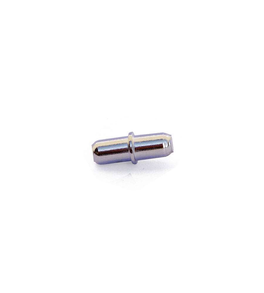 REGGIPIANI MODELLO "DUPLO" IN FERRO NICHELATO Ø 5 MM. 8 PZ.