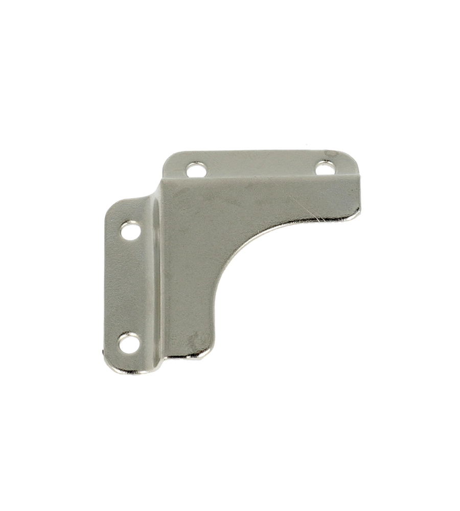 ANGOLI PER FISSAGGIO SPECCHI IN FERRO NICHELATO 4 PZ.