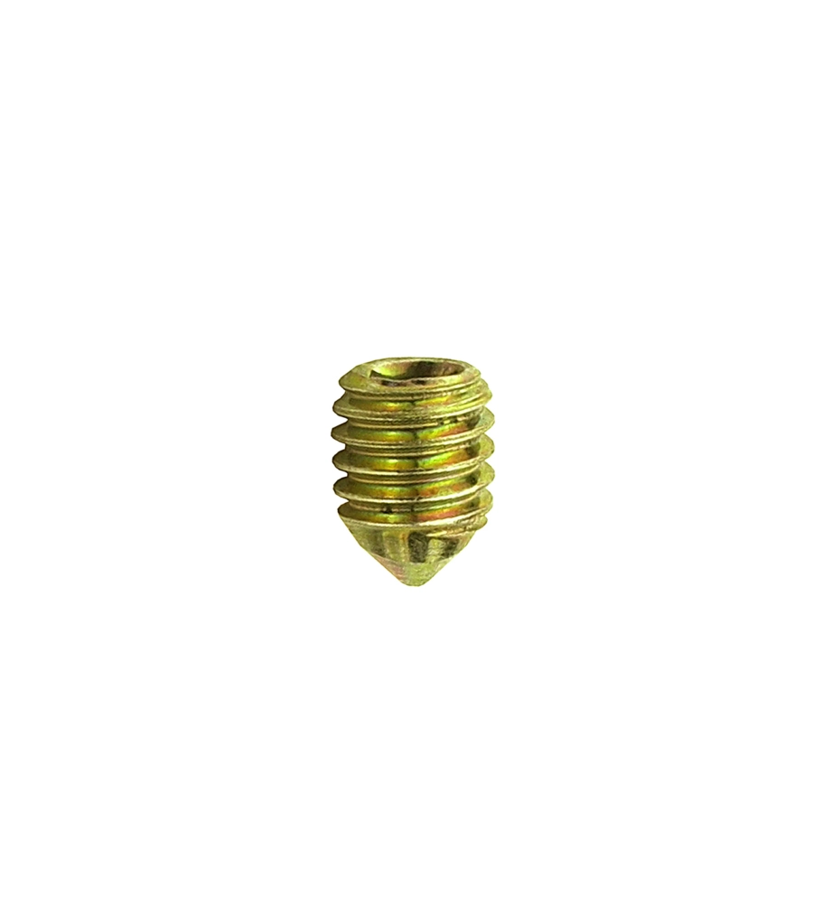 GRANI PER FISSAGGIO MANIGLIA M5 X 8 MM. IN FERRO ZINCATO GIALLO 10 PZ.