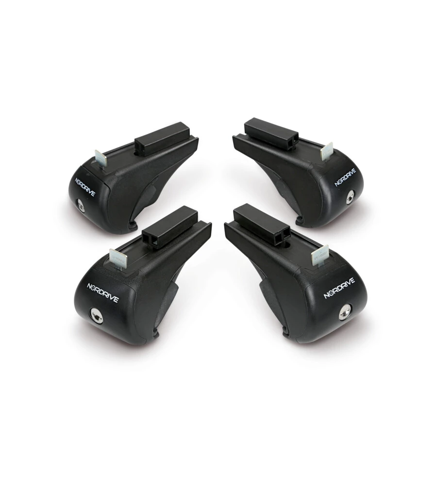 KIT 4 PIEDI PER BARRE IN ACCIAIO RAIL-KIT STEEL  N20011