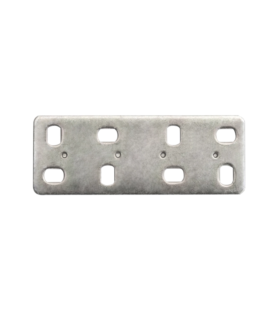 PIASTRINA DI GIUNZIONE DRITTA ASOLATA 100 X 30 SPESSORE 2 MM. - 4 PZ.